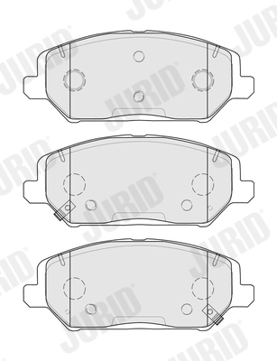 Brake Pad Set, disc brake 574057J
