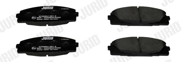 Brake Pad Set, disc brake 572650J