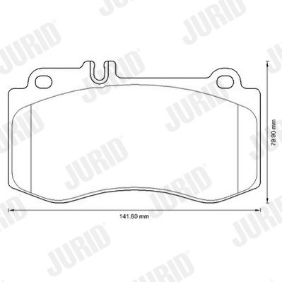Brake Pad Set, disc brake 573344J