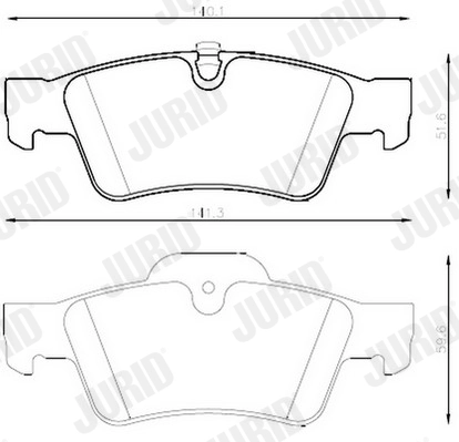 Brake Pad Set, disc brake 573202J