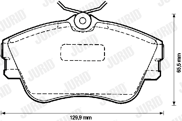Brake Pad Set, disc brake 571847J