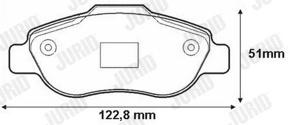 Brake Pad Set, disc brake 573168J