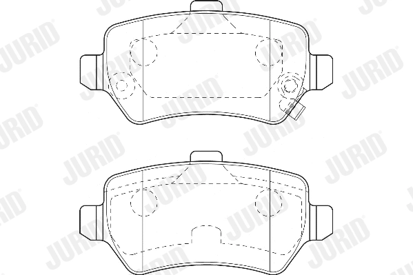 Brake Pad Set, disc brake 573122D