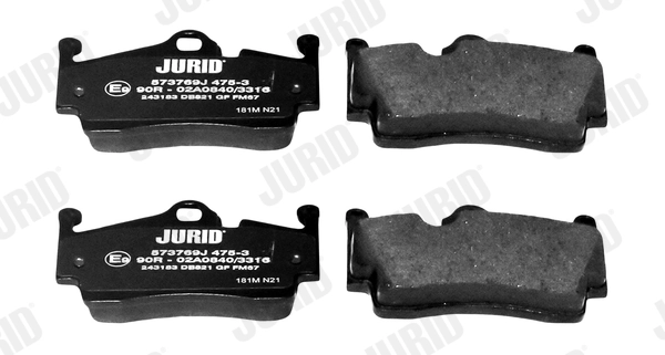 JURID 573769J Brake Pad Set, disc brake