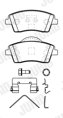 Brake Pad Set, disc brake 574040J