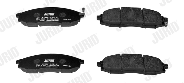 Brake Pad Set, disc brake 572551J