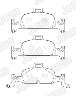 Brake Pad Set, disc brake 573627J