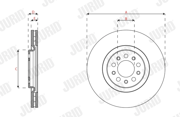Brake Disc 563683JC-1