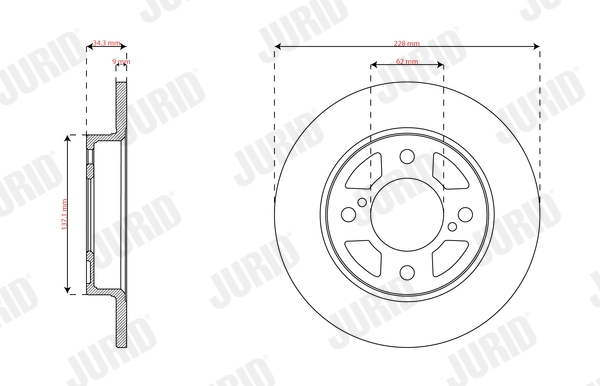 Brake Disc 563584JC
