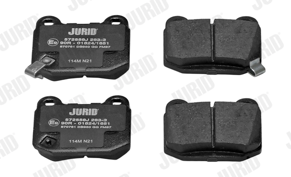 JURID 572558J Brake Pad Set, disc brake