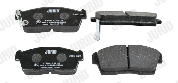 Brake Pad Set, disc brake 572611J