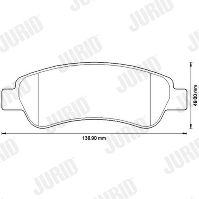 Brake Pad Set, disc brake 573274J