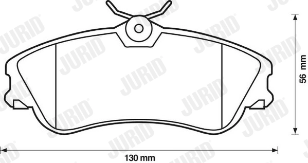 Brake Pad Set, disc brake 571966J