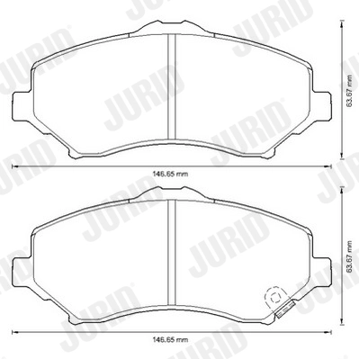Brake Pad Set, disc brake 573298J