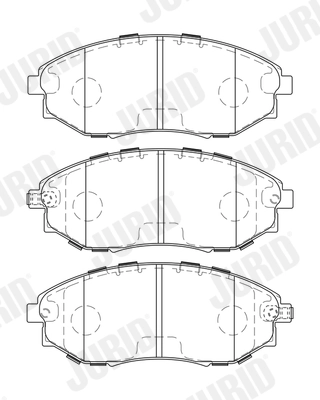 Brake Pad Set, disc brake 573751J