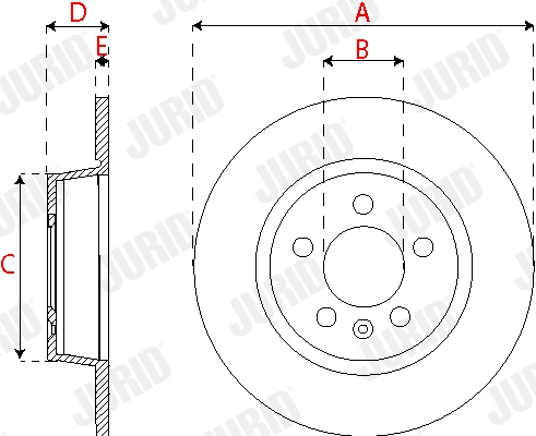 Brake Disc PREMIER 563255JC