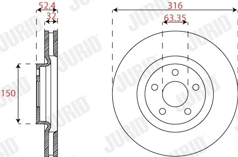 Brake Disc 563302JC-1