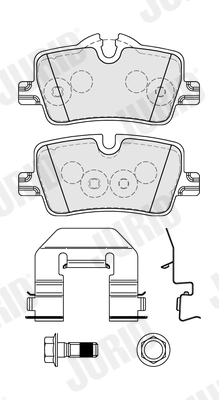 Brake Pad Set, disc brake 574018J