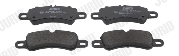 Kit de plaquettes de frein, frein à disque 574021J