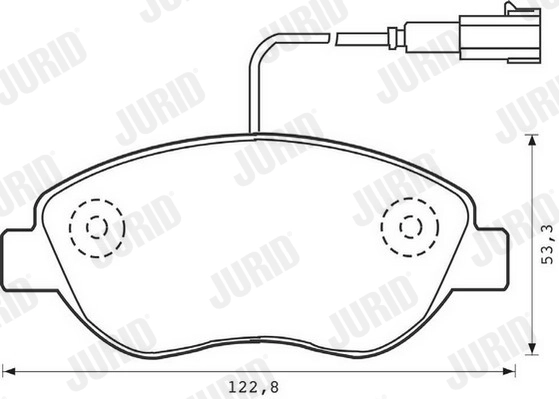 Brake Pad Set, disc brake 573074J