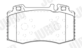 JURID 571961J Brake Pad Set, disc brake