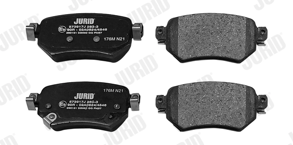 Brake Pad Set, disc brake 573917J