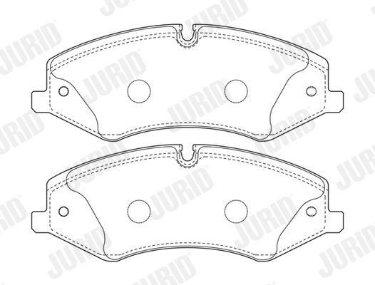 JURID 573333J Brake Pad Set, disc brake