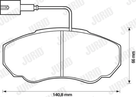Brake Pad Set, disc brake 573113J