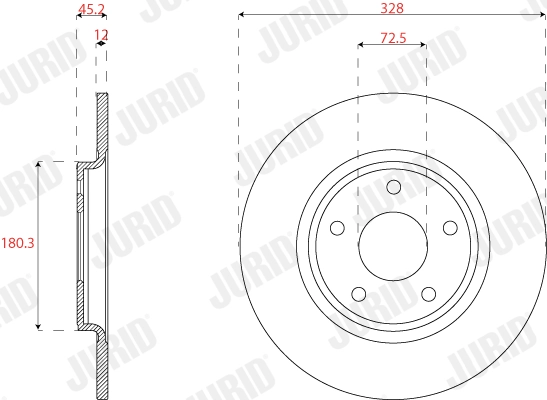 Brake Disc 563315JC