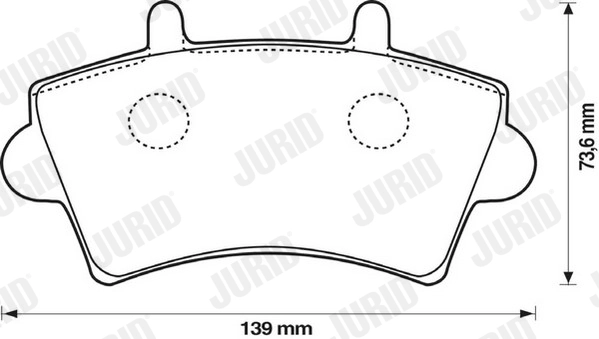 Brake Pad Set, disc brake 573107J