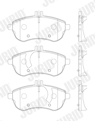 Brake Pad Set, disc brake 573257J
