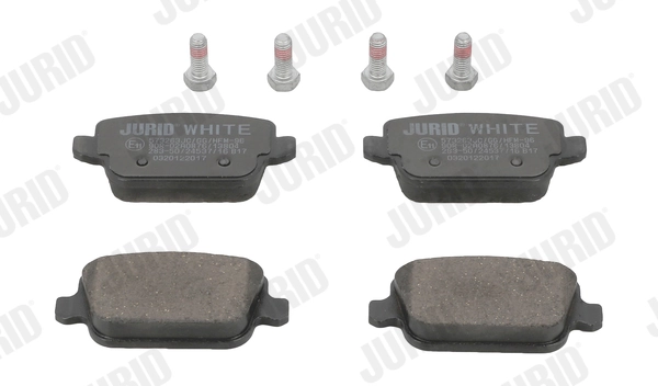 Brake Pad Set, disc brake Jurid White Low Dust 573263JC