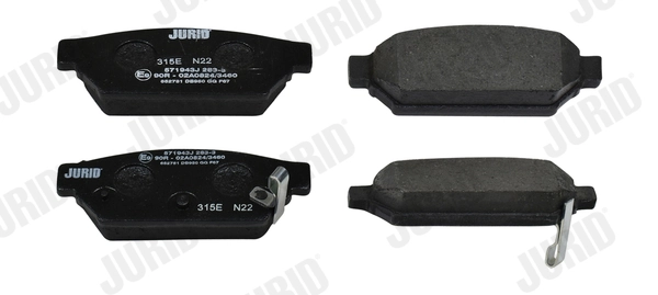 Brake Pad Set, disc brake 571943J