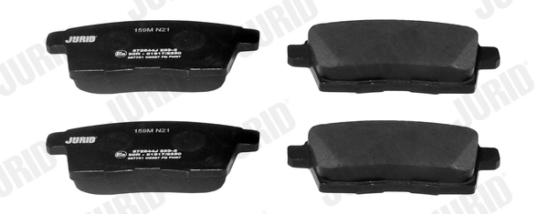 Brake Pad Set, disc brake 572644J