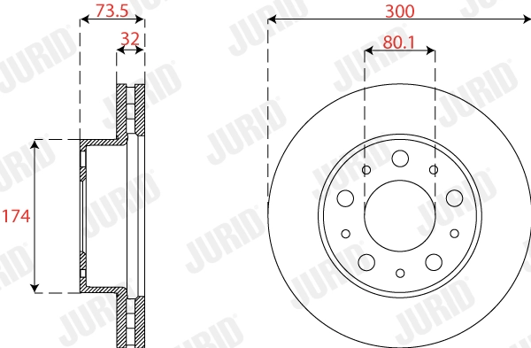 Brake Disc 563305J-1