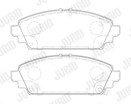 Brake Pad Set, disc brake 572464J