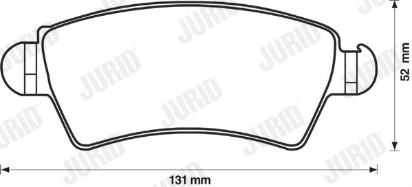 Brake Pad Set, disc brake 571965J