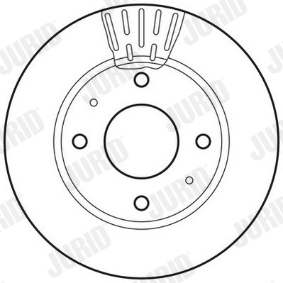 JURID 562806JC Brake Disc