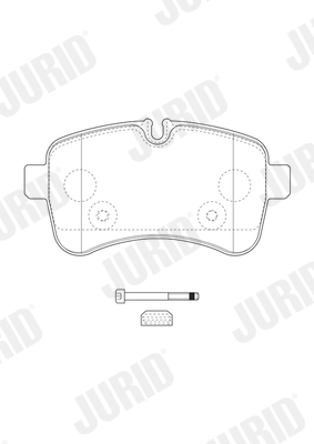 Brake Pad Set, disc brake 2923209560