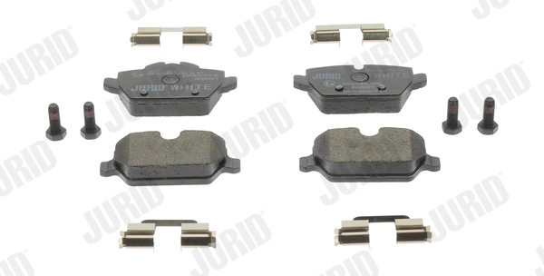 Brake Pad Set, disc brake Jurid White Low Dust 573136JC