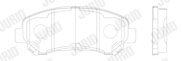 Brake Pad Set, disc brake 573379J