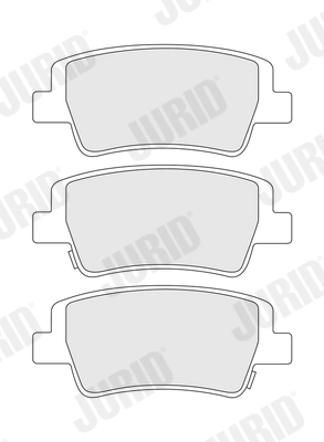 JURID 574241J Brake Pad Set, disc brake