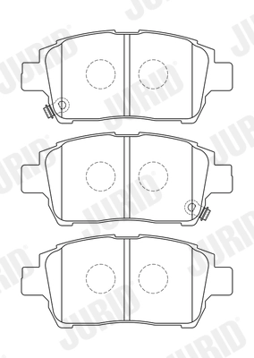 Brake Pad Set, disc brake 573737J