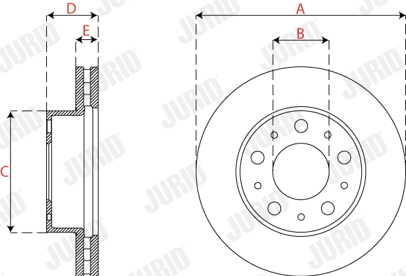 Brake Disc 563305J-1