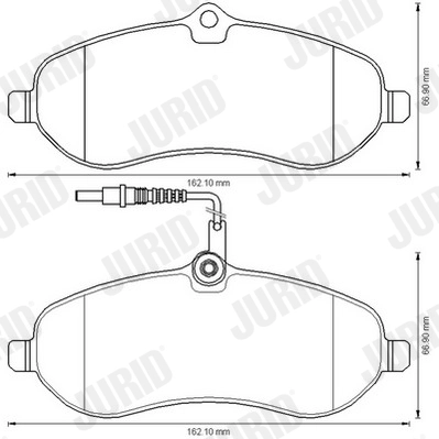 Brake Pad Set, disc brake 573280J