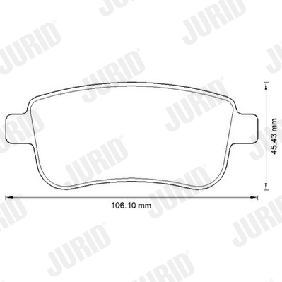 Brake Pad Set, disc brake 573286J
