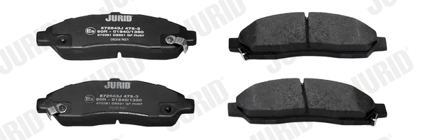 JURID 572643J Brake Pad Set, disc brake