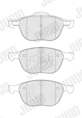 Brake Pad Set, disc brake 573753J