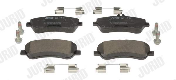 Brake Pad Set, disc brake Jurid White Low Dust 573321JC