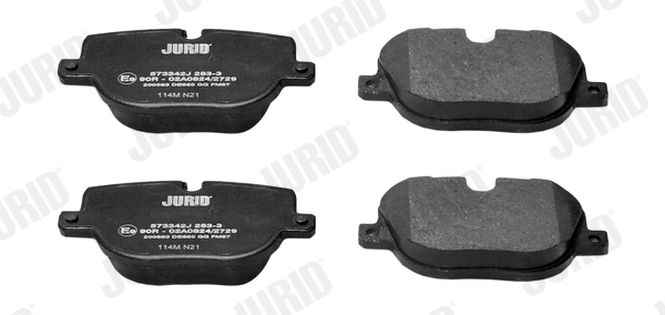 Brake Pad Set, disc brake 573342J